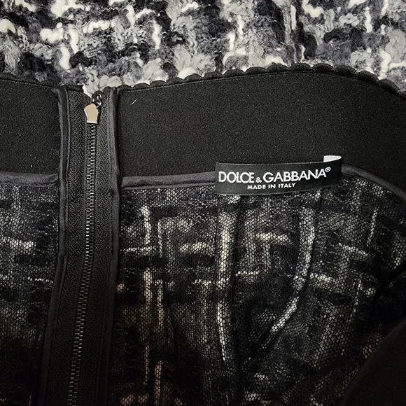 Dolce & Gabbana Monochrome Tweed Set - Picture 15 of 16